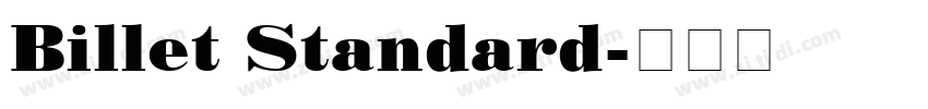 Billet Standard字体转换
